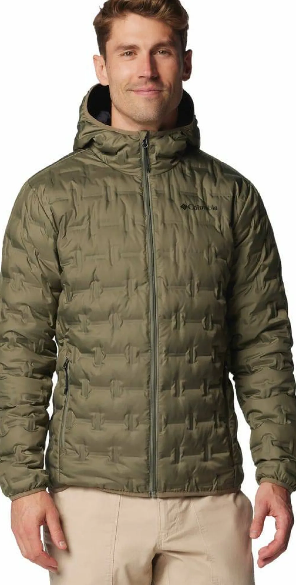 Men's Delta Ridge II Down Hooded Jacket Herrjackor