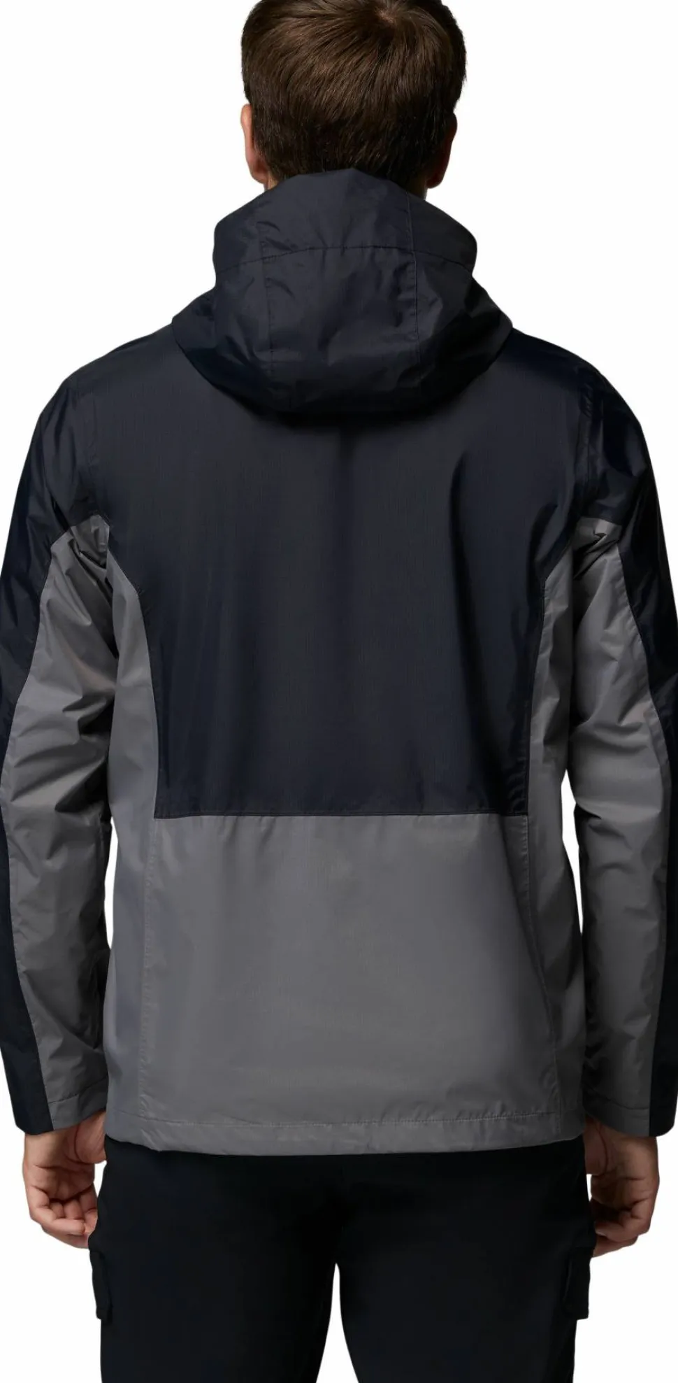 Columbia Men's Pouring Adventure III Jacket Black, City Grey