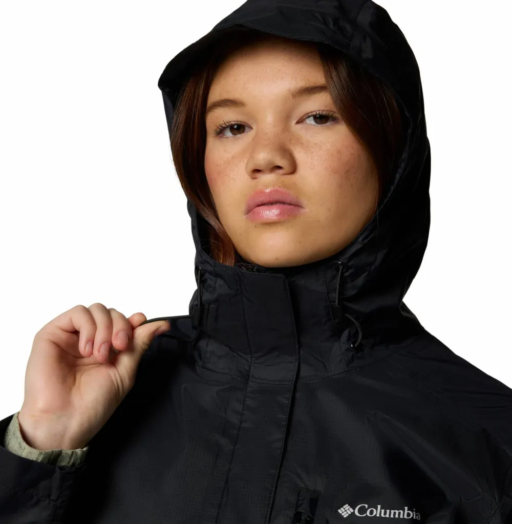 Columbia Women's Pouring Adventure lll Jacket Black New