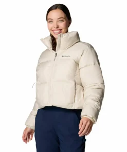 Columbia Women's Puffect II Cropped Jacket Dark Stone Hot