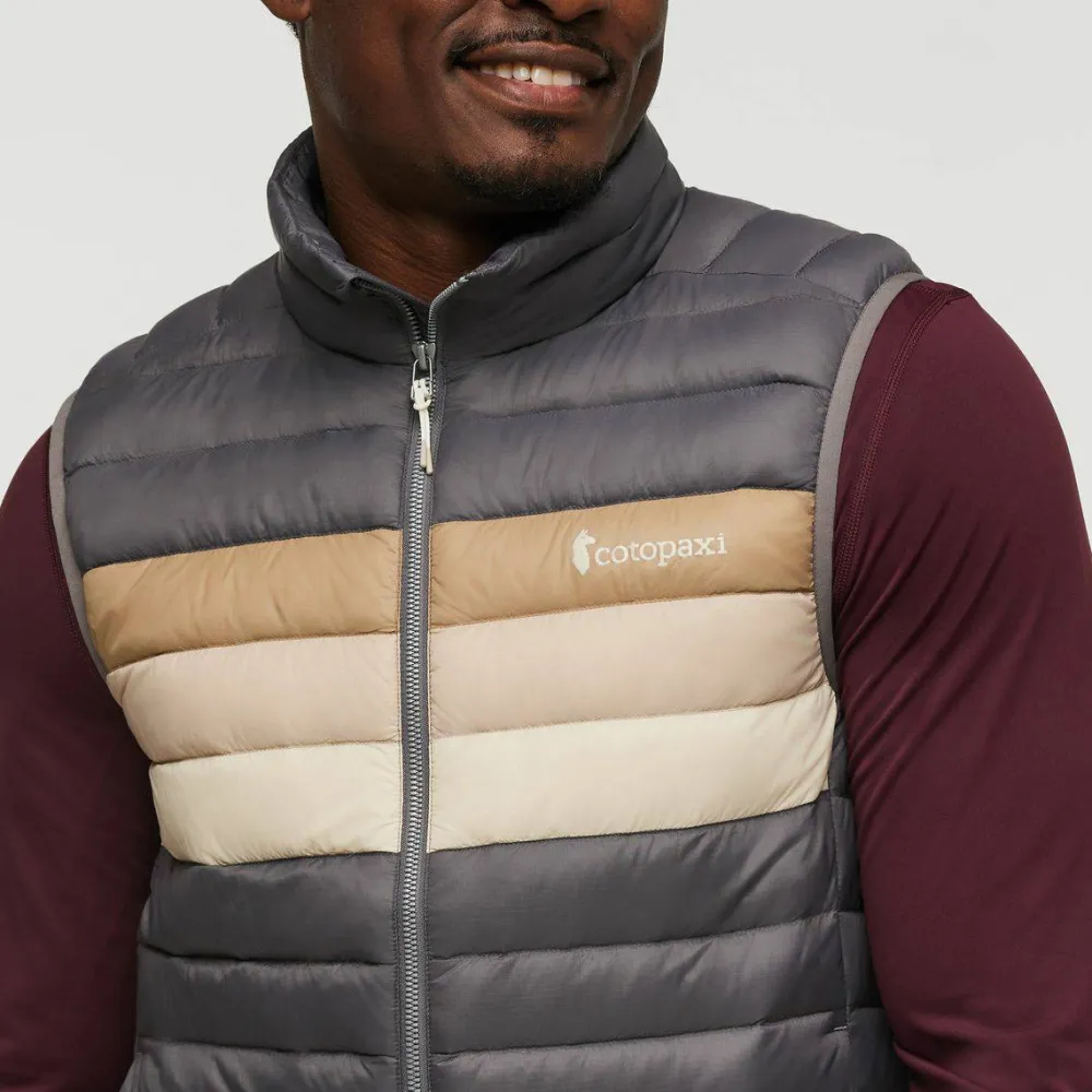 Cotopaxi Men's Fuego Down Vest Cinder Stripes Clearance