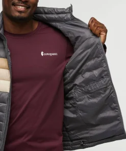 Cotopaxi Men's Fuego Down Vest Cinder Stripes Clearance