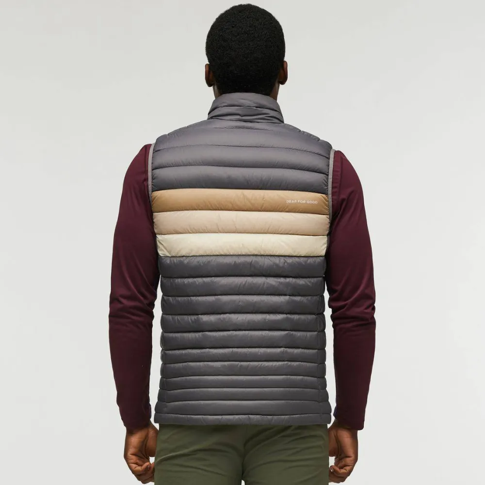 Cotopaxi Men's Fuego Down Vest Cinder Stripes Clearance