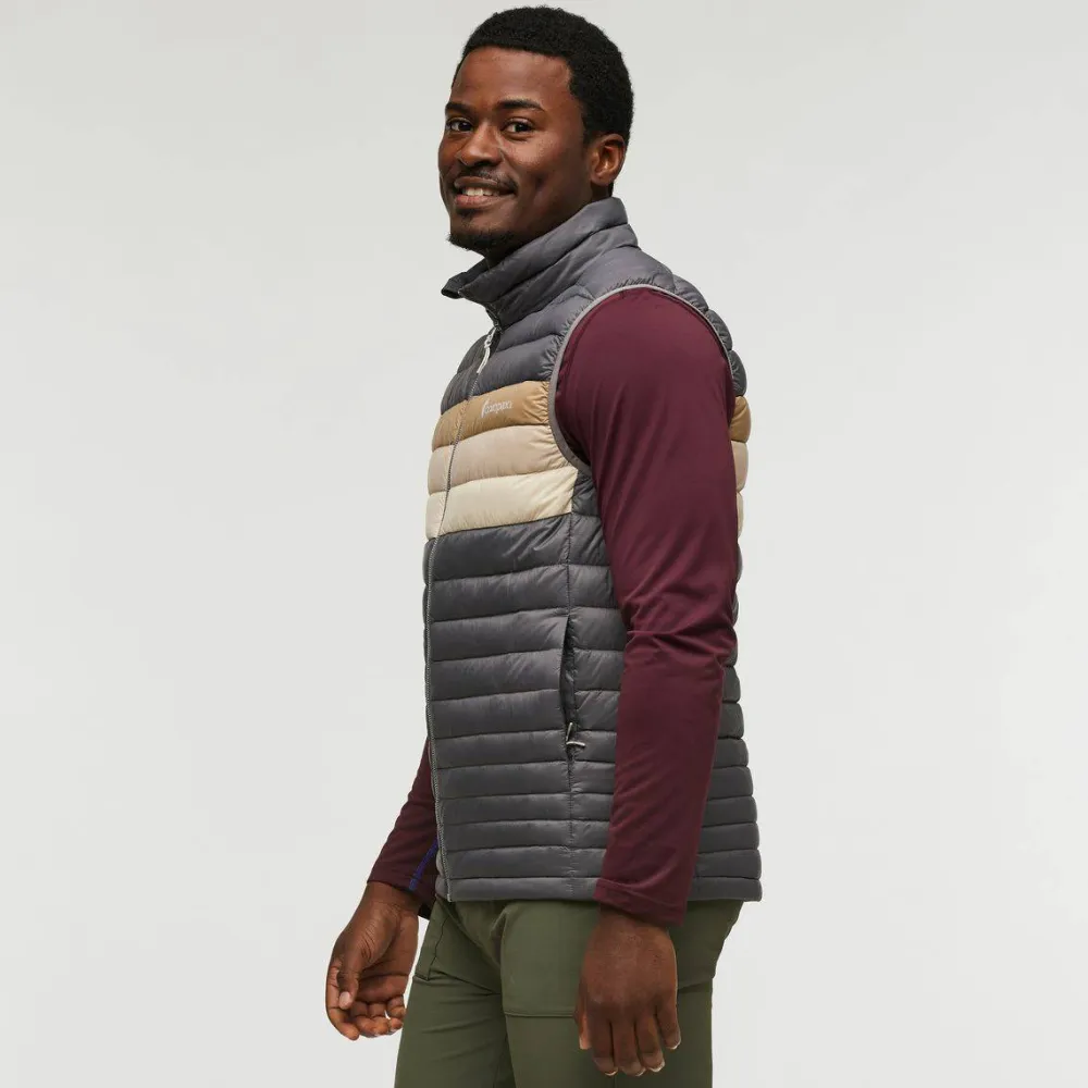 Cotopaxi Men's Fuego Down Vest Cinder Stripes Clearance