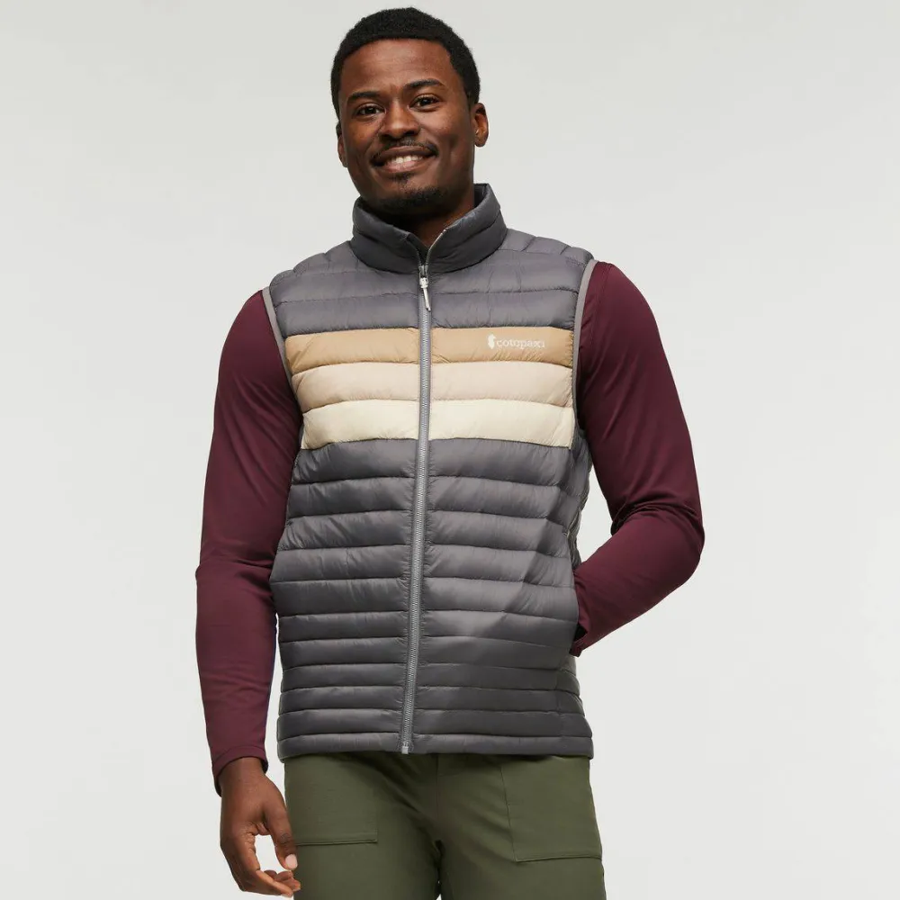 Cotopaxi Men's Fuego Down Vest Cinder Stripes Clearance