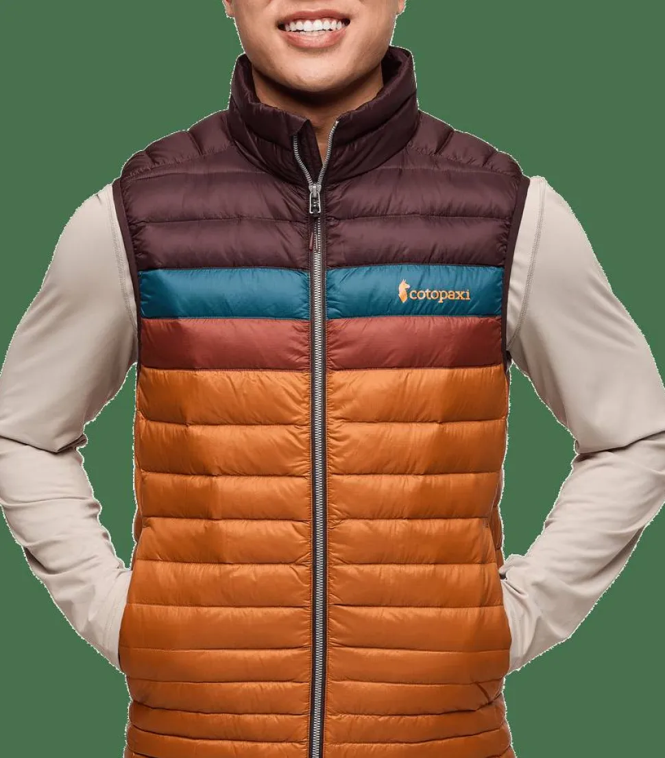 Cotopaxi Men's Fuego Down Vest Coffee And Sienna