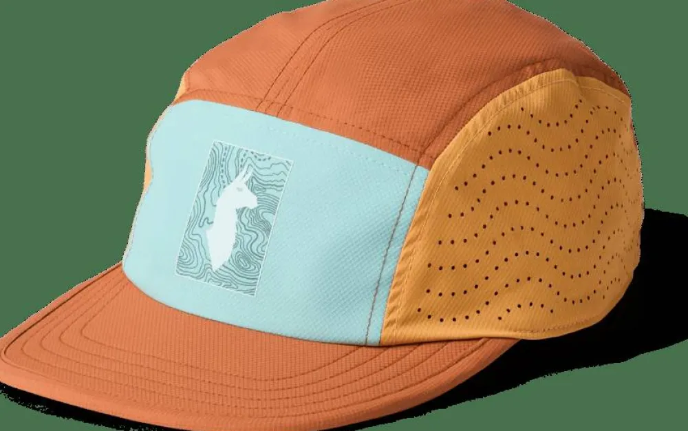 Cotopaxi Tech Plus 5-Panel Hat Tide Pool/Whiskey New