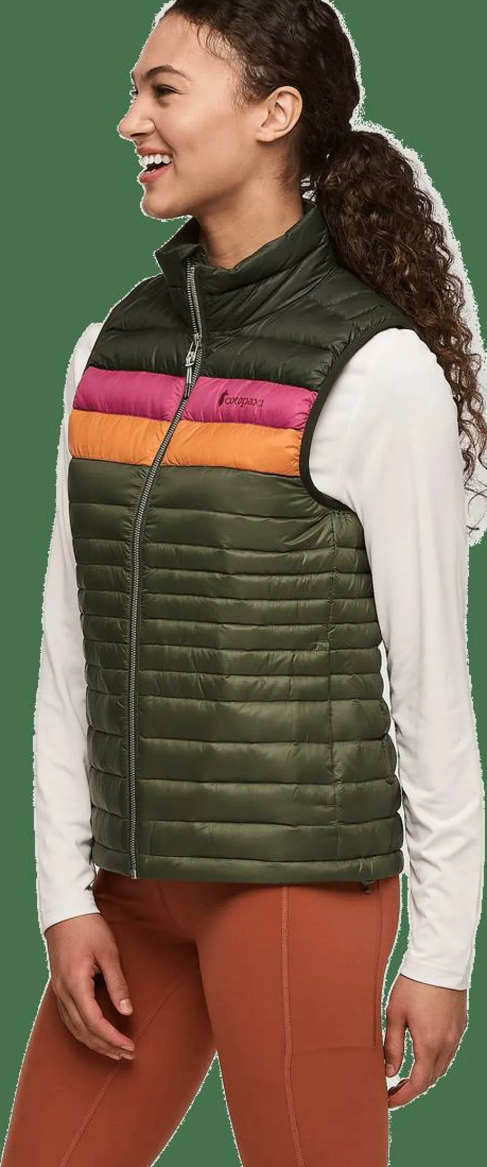 Cotopaxi Women's Fuego Down Vest Woods And Fatigue