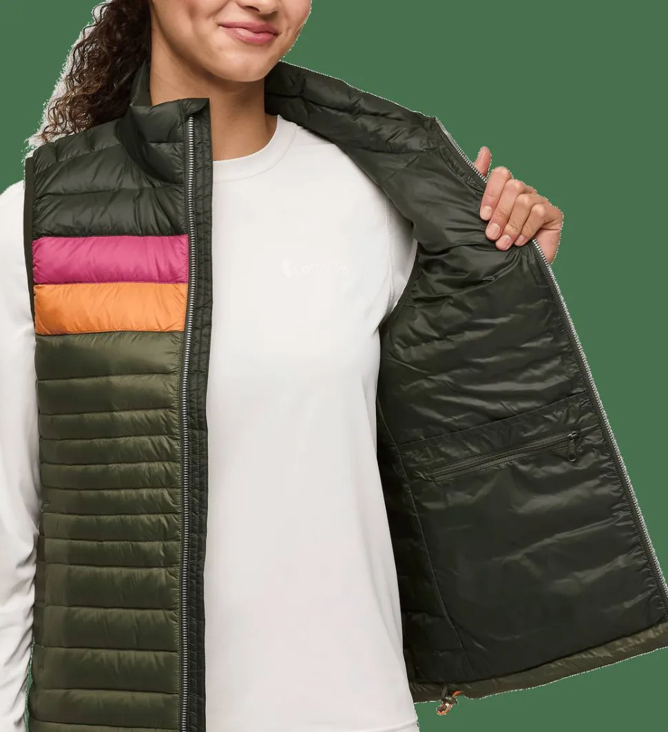 Cotopaxi Women's Fuego Down Vest Woods And Fatigue