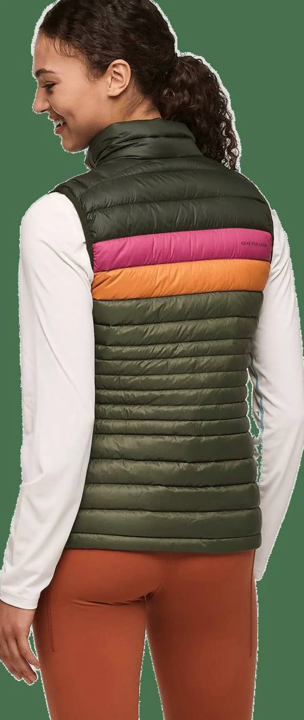 Cotopaxi Women's Fuego Down Vest Woods And Fatigue