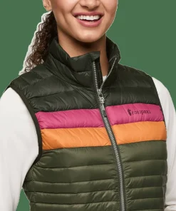 Cotopaxi Women's Fuego Down Vest Woods And Fatigue