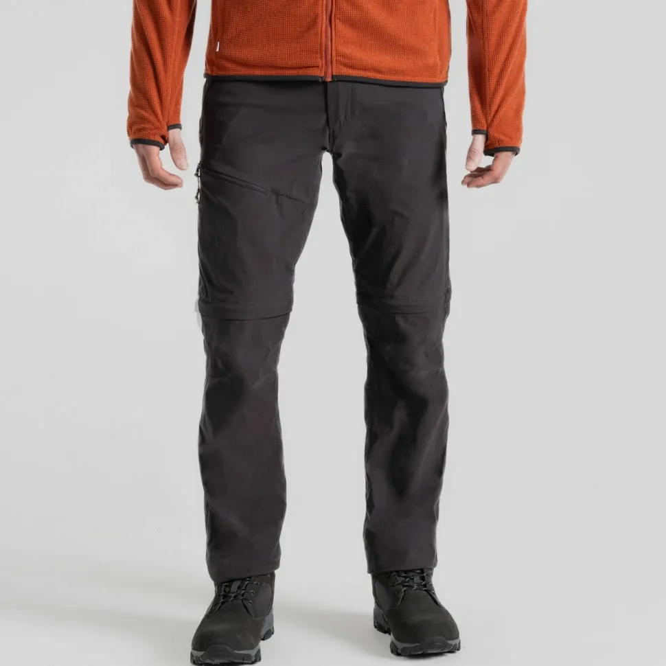 Craghoppers Men's Nosilife Pro Convertible Trouser III Black Pepper