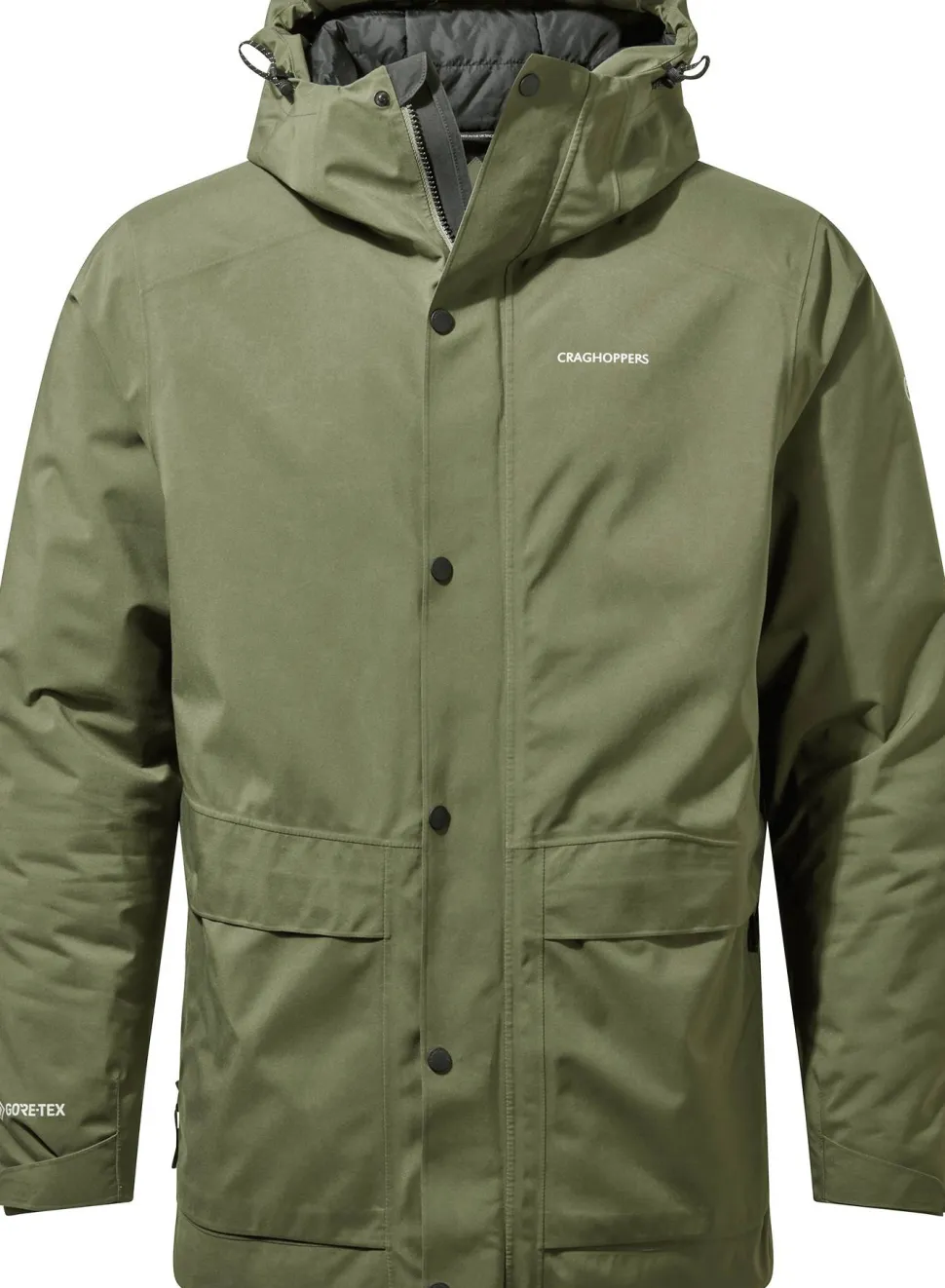 Craghoppers Men's Talo Thermic Gore-Tex Parka Green