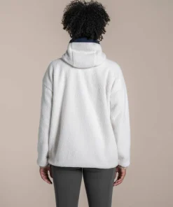 Craghoppers Women's Longlands Reversible Hooded Jacket Ecru / Warm Beige Outlet