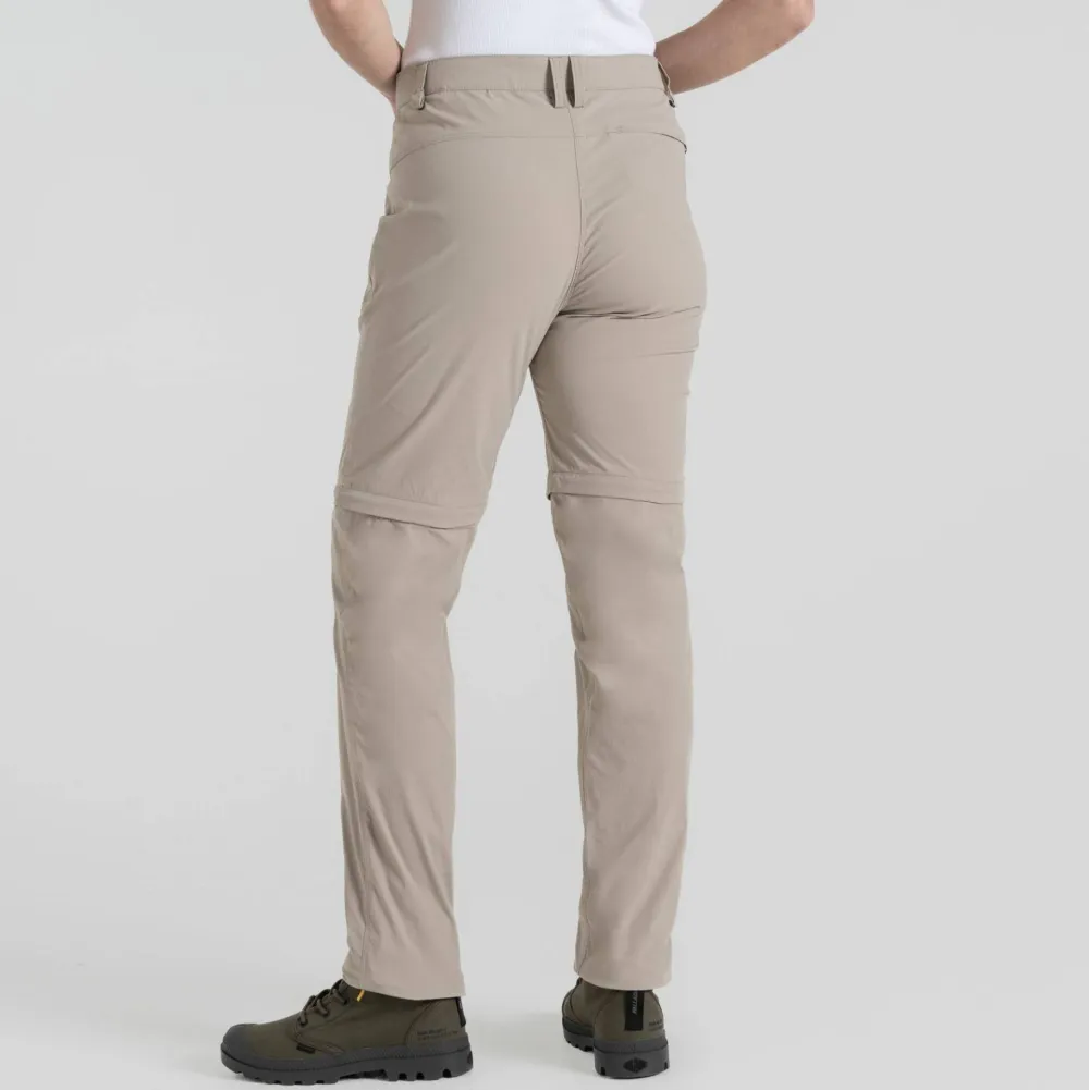 Craghoppers Women's Nosilife Pro Convertible Trouser III Soft Mushroom Sale