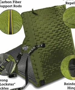 Crazy Creek Hex 2.0 Powerlounger Olive / Slate Grey