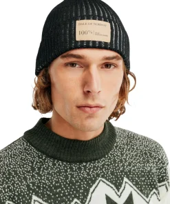 Dale of Norway Alvøy Hat Norweigan Wool Black Offwhite Hot