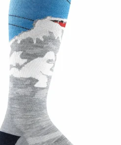 Darn Tough Men's Heady Yeti OTC Midweight With Cushion Gray Sale