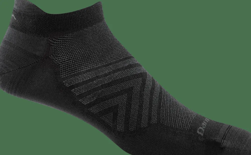 Darn Tough Men's Run No Show Tab Ultra-Lightweight Black Best
