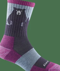 Darn Tough Women's Bear Town Micro Crew Light Cushion Purple Sale