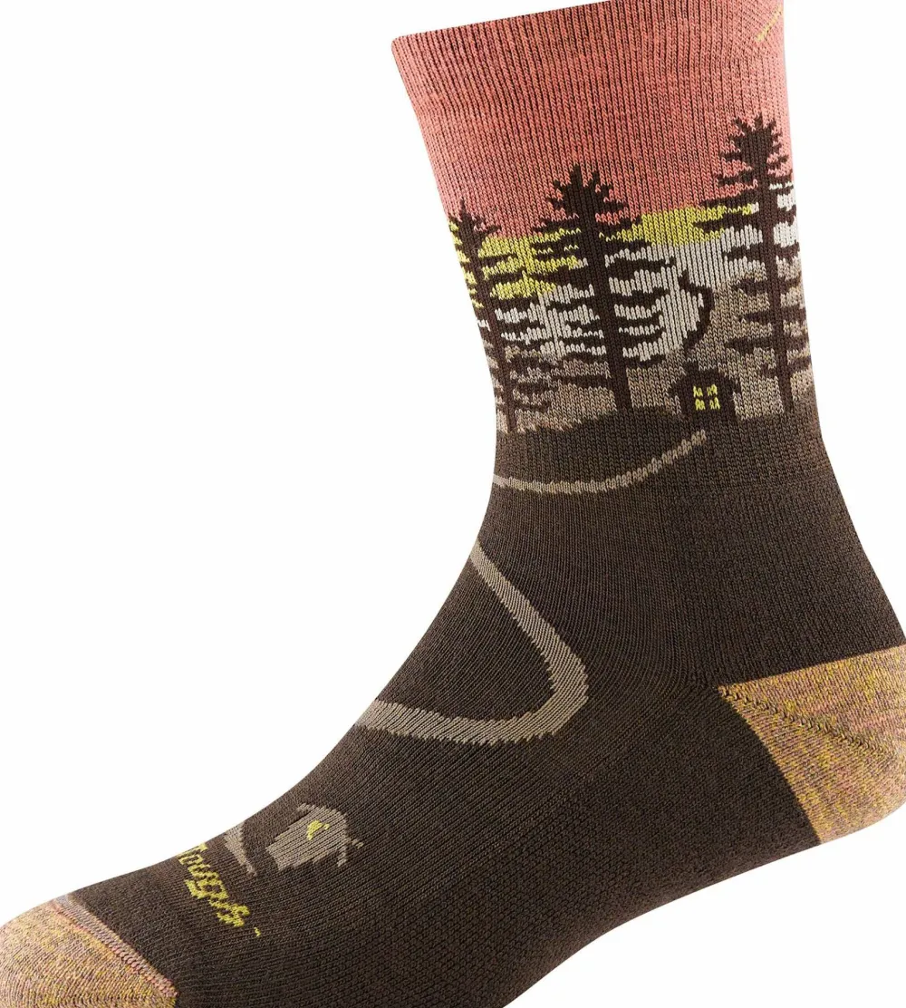 Darn Tough Women's Micro Crew Midweight Hiking Sock Earth Sale