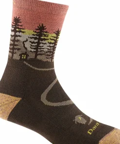 Darn Tough Women's Micro Crew Midweight Hiking Sock Earth Sale