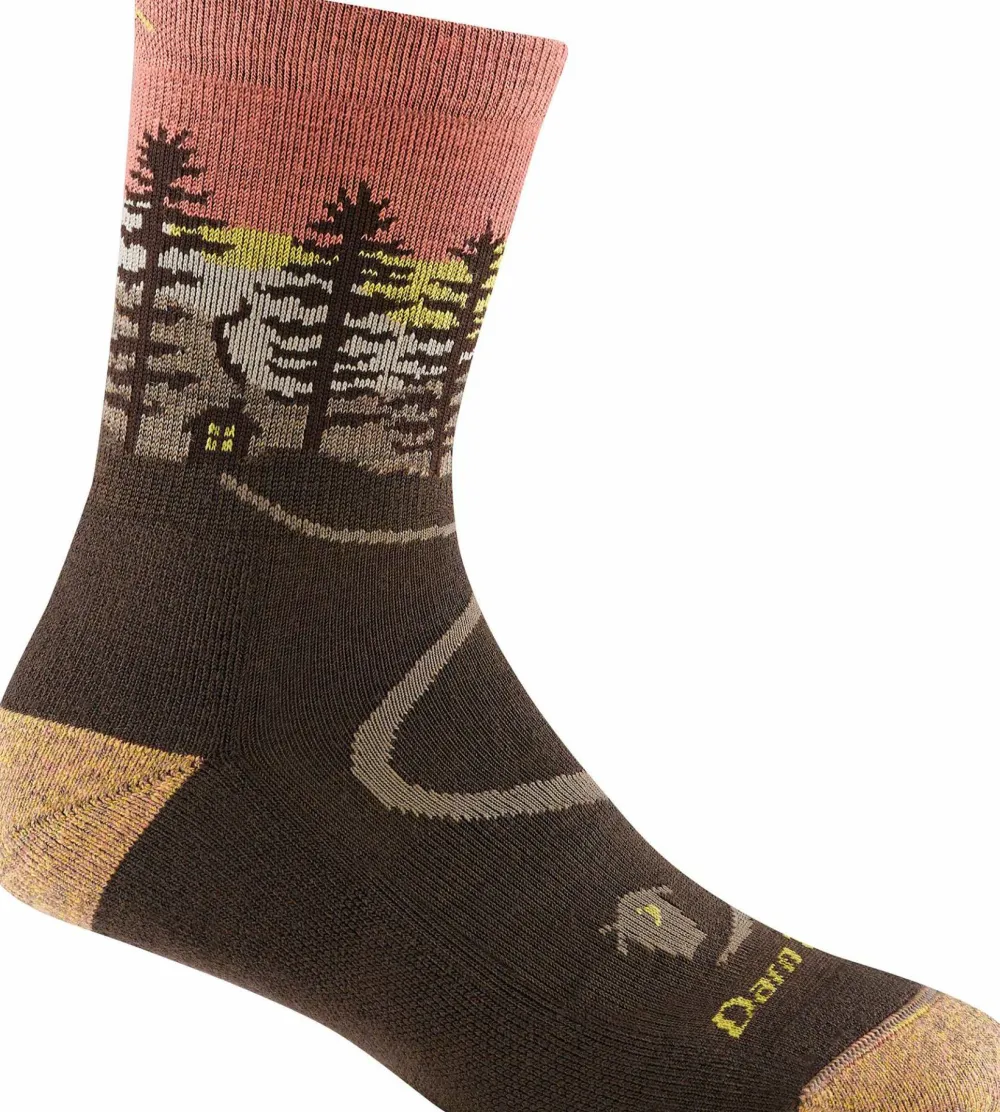 Darn Tough Women's Micro Crew Midweight Hiking Sock Earth Sale
