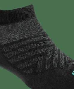 Darn Tough Women's Run No Show Tab Ultra-Lightweight Black Clearance