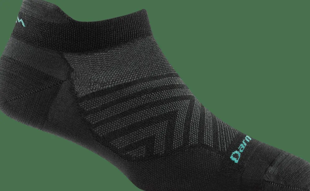 Darn Tough Women's Run No Show Tab Ultra-Lightweight Black Clearance