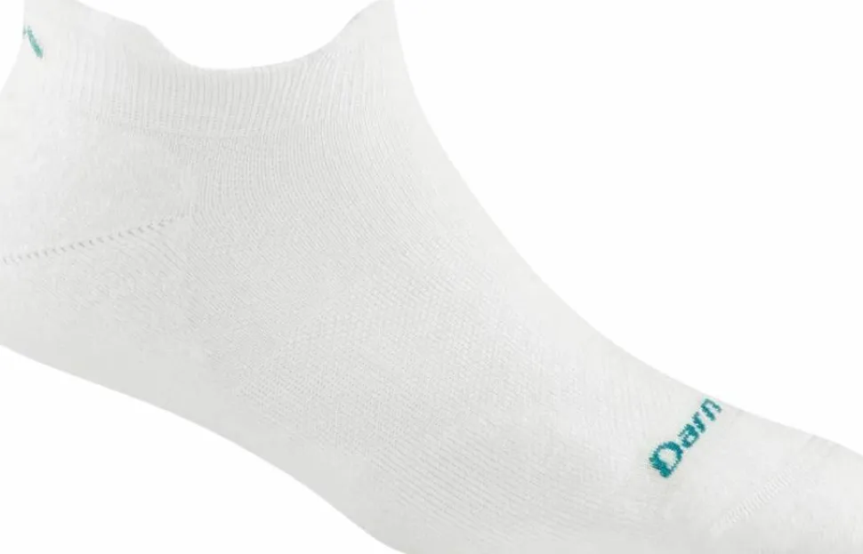 Darn Tough Women's Run No Show Tab Ultra-Lightweight White
