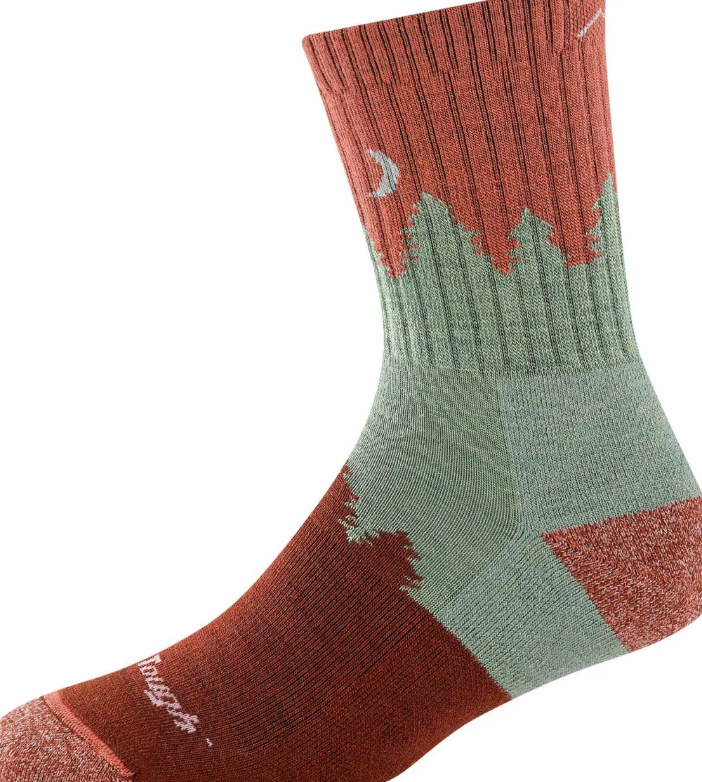 Darn Tough Women's Treeline Micro Crew Cushion Canyon Clearance
