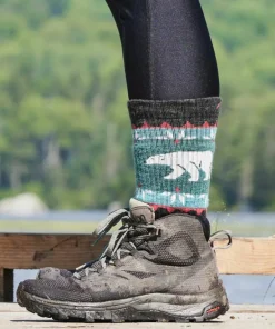 Darn Tough Women's Vanna Grizzle Boot Hiking Socks Charcoal