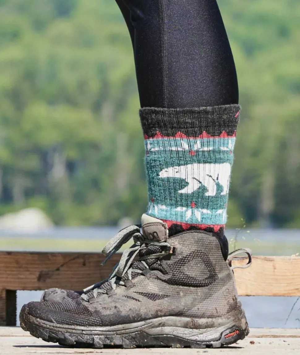 Darn Tough Women's Vanna Grizzle Boot Hiking Socks Charcoal