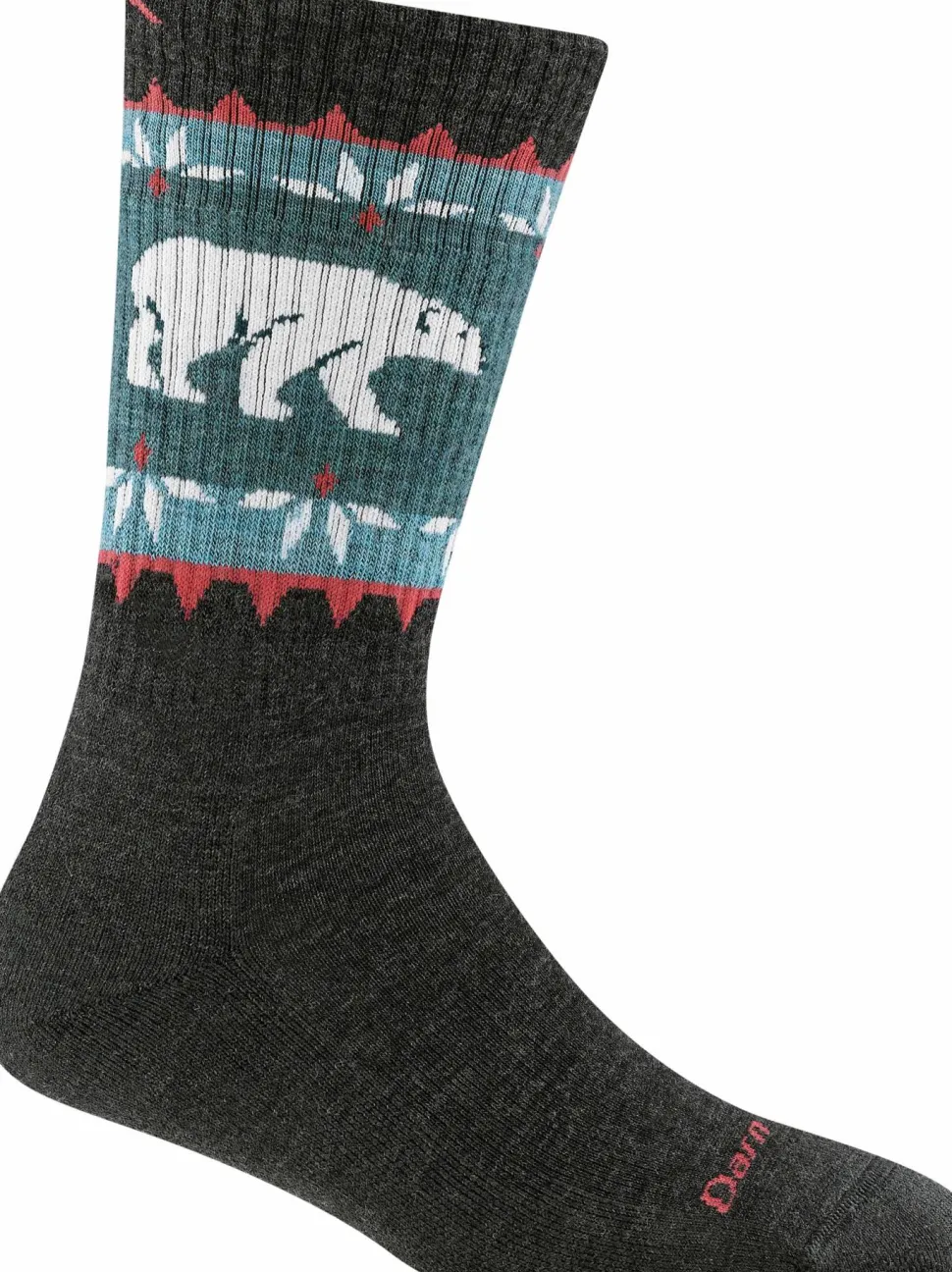 Darn Tough Women's Vanna Grizzle Boot Hiking Socks Charcoal