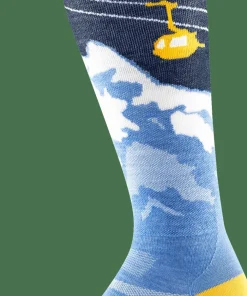 Darn Tough Women's Yeti Over-the-Calf Lightweight Ski & Snowboard Sock No Cushion Midnight Sale