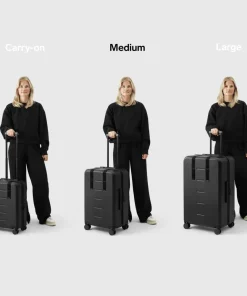 Db Ramverk Check-In Luggage Medium Black Out New