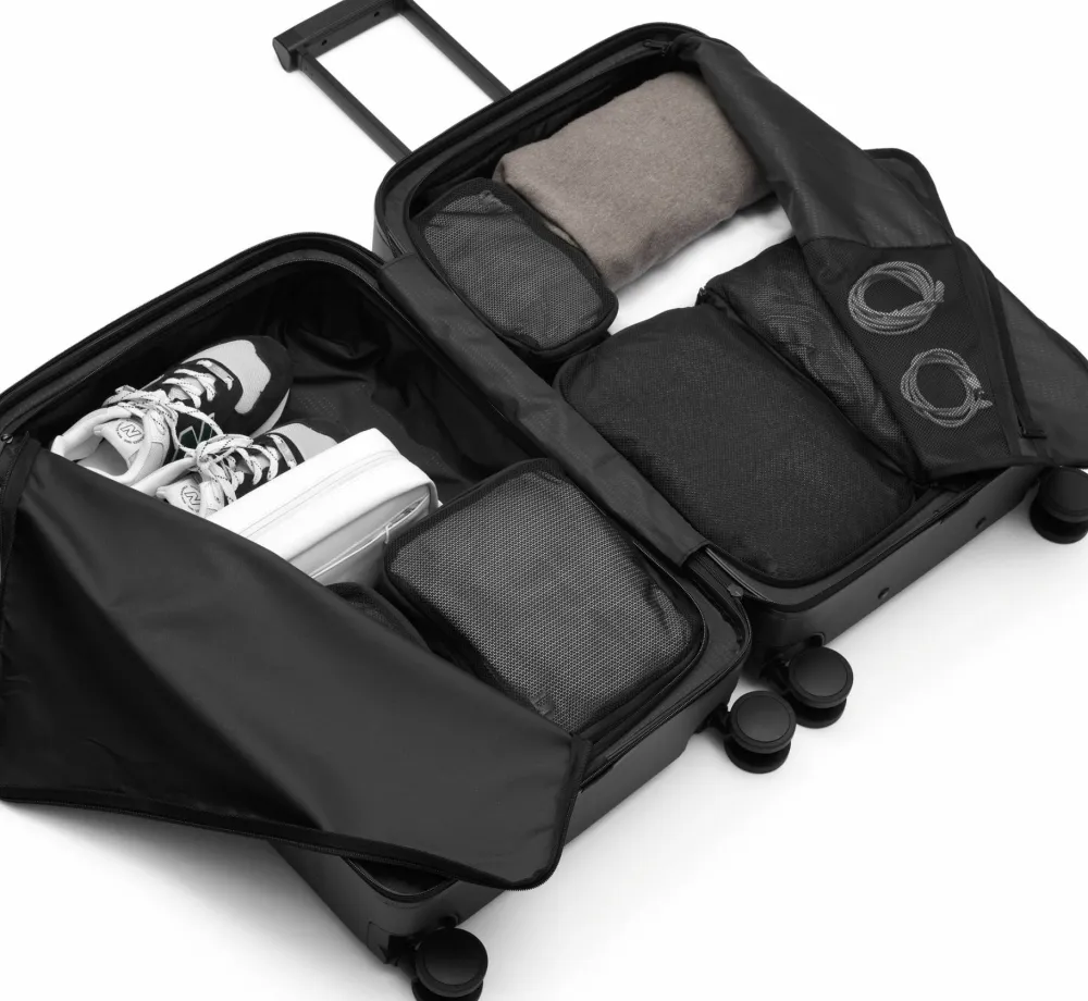 Db Ramverk Check-In Luggage Medium Black Out New