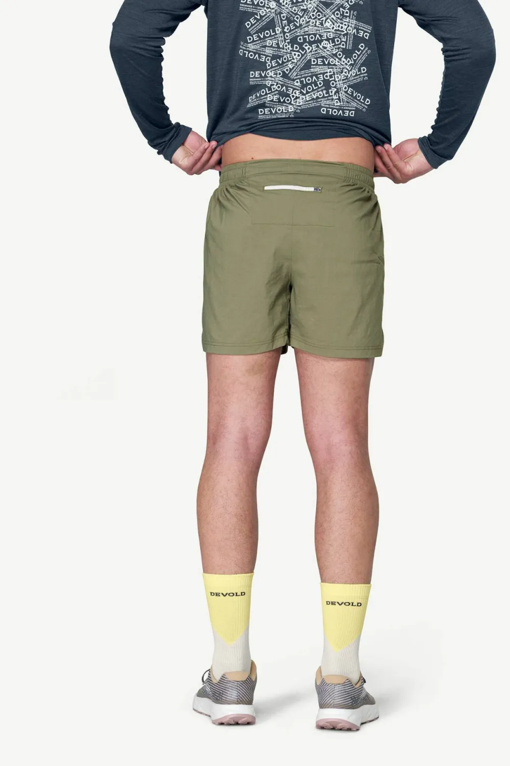 Devold Men's Endurance Merino Shorts Lichen Hot