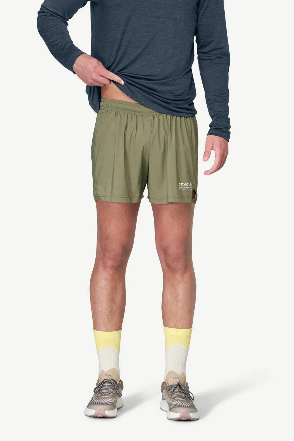 Devold Men's Endurance Merino Shorts Lichen Hot