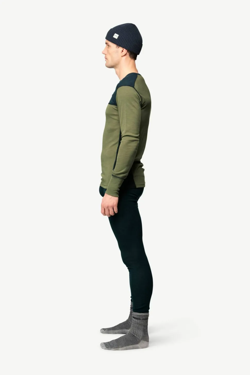 Devold Men's Lauparen Merino 190 Shirt Ink/lichen/black