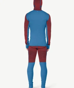 Devold Men's Tuvegga Merino Hoodie Cayenne Hot