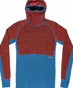 Devold Men's Tuvegga Merino Hoodie Cayenne Hot