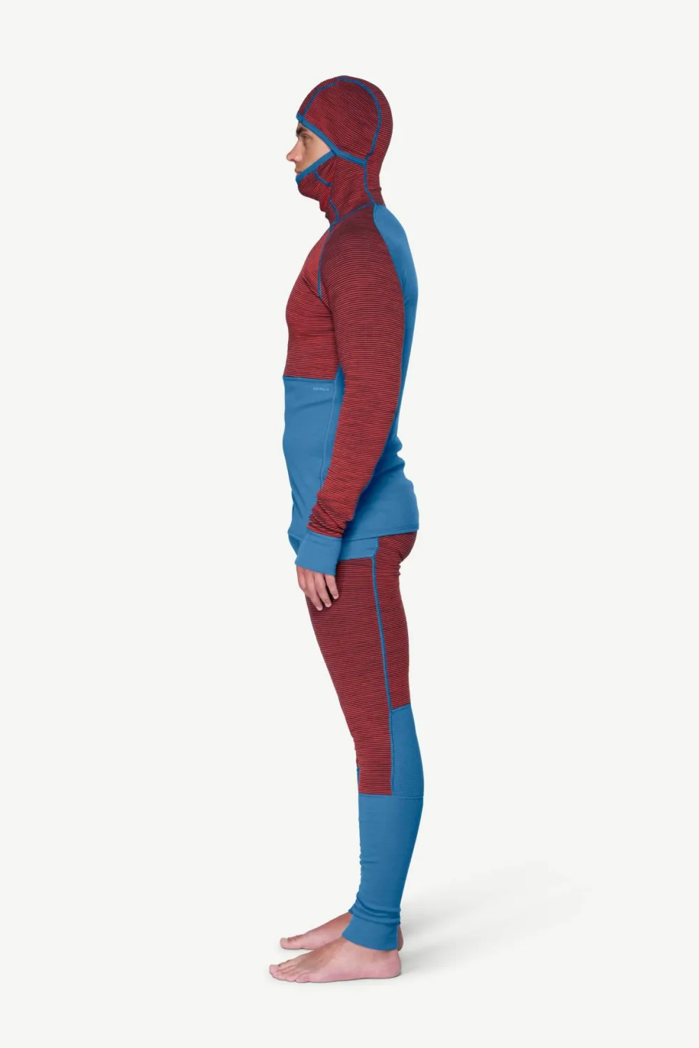 Devold Men's Tuvegga Merino Hoodie Cayenne Hot