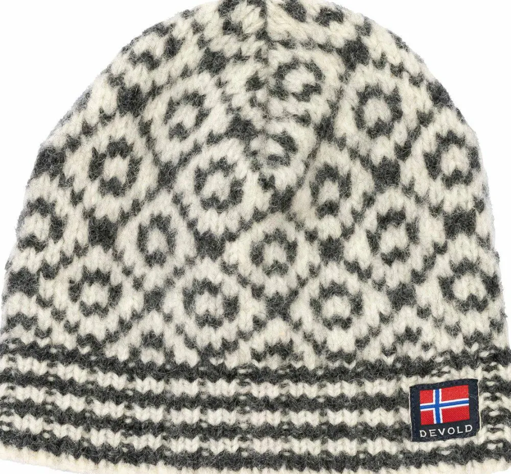 Devold Svalbard Wool Beanie Offwhite/anthracite Best