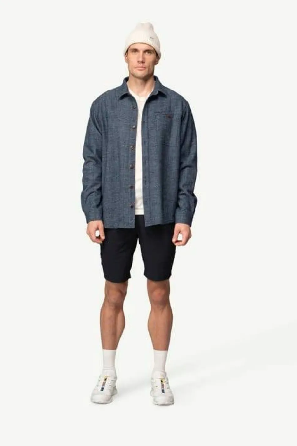 Devold Unisex Merino Overshirt Raw White