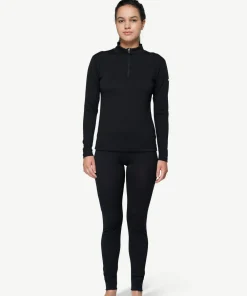 New Women's Breeze Plus Merino 200 Zip Neck Underställ Dam