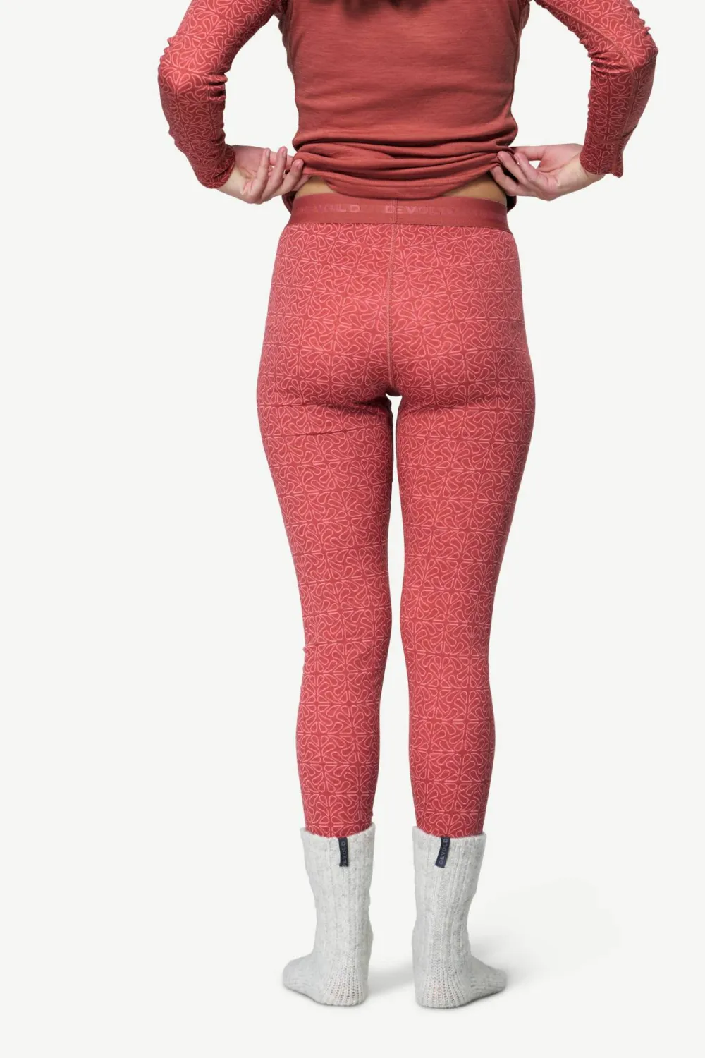 Devold Women's Duo Active Long Johns Marsala Discount