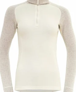 Devold Women's Duo Active Merino 205 Zip Neck Raw White Clearance