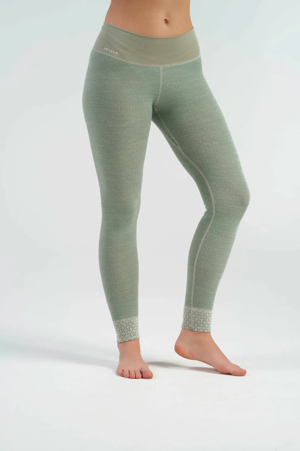 Devold Women's Kvitegga Merino 230 Longs Raw White