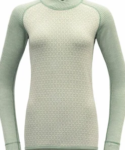 Devold Women's Kvitegga Merino 230 Cross Neck RAW WHITE Online